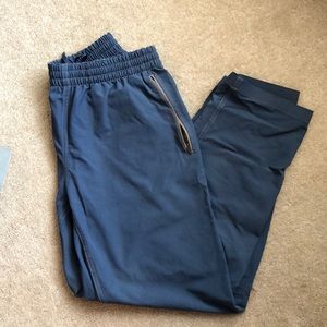 OV hand dyed Rec Trek pants, one of a kind rare deep blue color EUC